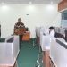 Rektor UNG, Eduart Wolok memantau langsung pelaksanaan seleksi mandiri CBT, Rabu (17/7/2024). (foto UNG)