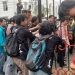 Unjuk rasa mahasiswa di depan Rumah Dinas Gubernur Gorontalo, Senin (1/7/2024).(Foto Andol/gopos)