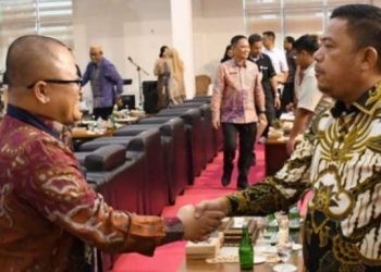 Wakil Ketua DPRD Bone Bolango, Azan Piola berharap Kepala BPK Provinsi Gorontalo yang baru Bombit Agus Mulyo dapat membangun kolaborasi bersama membangun daerah.