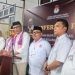 Paket AMIN yang diusung Partai Gerindra resmi mendaftar di KPU Bone Bolango, Selasa (27/8/2024).(Foto Putra gopos)