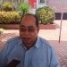 Anggota Komisi I DPRD Provinsi Gorontalo, Adhan Dambea saat meninjau kesiapan KPU provinsi Gorontalo, Selasa (27/8/2024). (Foto Sari/ gopos)