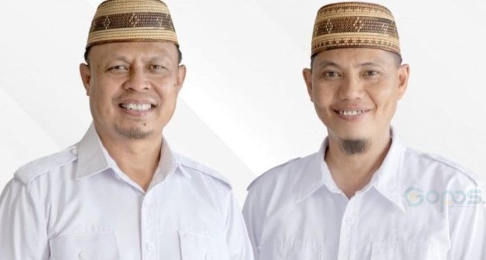 Pasangan Calon Bupati dan Calon Wakil Bupati Gorontalo, Roni Sampir-Adnan Entengo. (Foto: Istimewa)