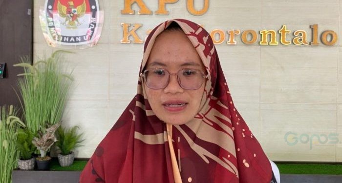 Anggota KPU Kabupaten Gorontalo, Hadijah Hamzah. (Foto: Abin/Gopos)