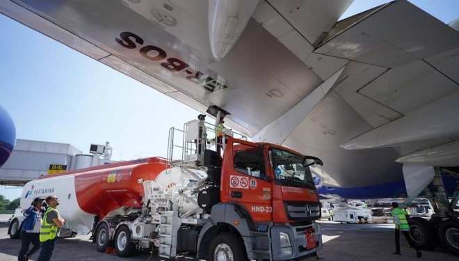 PT Pertamina Patra Niaga Regional Sulawesi melalui Aviation Fuel Terminal (AFT) Hasanuddin Makassar sebagai penyedia avtur telah sukses penuhi kebutuhan avtur untuk periode penerbangan haji tahun 2024 di Bandara Internasional Sultan Hasanuddin Makassar yang merupakan titik embarkasi/debarkasi haji wilayah Indonesia Timur.