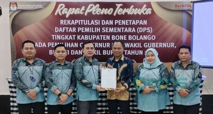 KPU Kabupaten Bone Bolango menetapkan Jumlah Daftar Pemilih Sementara (DPS) yakni 123.057 pada Pilkada 2024.