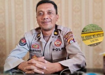 Kapolsek Tapa, Iptu Hartoyo.