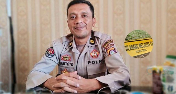 Kapolsek Tapa, Iptu Hartoyo.