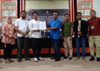 KPU Boalemo: Bapaslon Wahyudin-Riko Belum Penuhi Syarat Verfak ke Satu