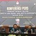 KPU Kota Gorontalo menggelar konferensi pers berkaitan berkakhirnya masa pendaftaran pasangan calon wali kota Gorontalo, Jumat (30/8/2024) dini hari