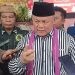 Calon Wakil Gubernur Gorontalo Kris Wartabone saat diwawancarai usai pendaftaran di KPU Provinsi Gorontalo, Kamis (29/8/2024).(Foto Sari Gopos)