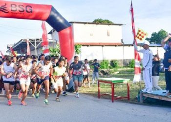 Sebanyak 179 peserta ikut lomba running kemerdekaan memeriahkan HUT RI yang di selenggarakan Pemerintah Desa Marisa Utara.