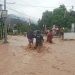 Banjir bandang di tiga Kecamatan di Kabupaten Bone Bolango, Gorontalo berdampak pada 1.445 warga setempat, Senin (26/8/2024).(foto Indra)
