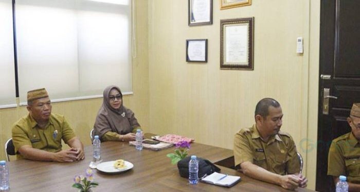 Pemerintah Kabupaten Gorontalo saat mengikuti rapat pengendalian inflasi. Foto Humas