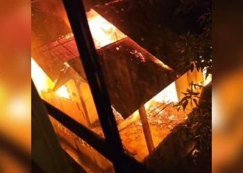 Tangkapan layar video amatir Warga.