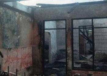 Korsleting listrik menjadi penyebab kebakaran Rumah di Jalan HB Jassin, Kelurahan Dulalowo Kota Tengah, Kota Gorontalo, Selasa dini hari (3-9-2024).