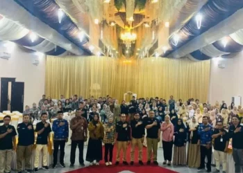 Bimtek pengelolaan dana hibah Pilkada yang digelar KPU Gorontalo Utara.