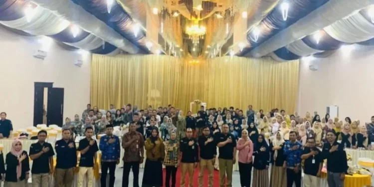 Bimtek pengelolaan dana hibah Pilkada yang digelar KPU Gorontalo Utara.