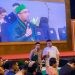 Wakil Ketua Umum PB HMI bidang Hukum dan HAM Rifyan saat diskusi publik buku perjalanan Komisi III DPR RI berjudul Transformasi Penegakan Hukum dan HAM di Indonesia di Jakarta, Rabu (25/9/2024).(F. HMI)
