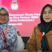 Anggota KPU Boalemo Febriyani Selvia Biya bersama Kasubbag Tekhnis KPU Boalemo Tutirosmidawatie Goi saat menghadiri Bimtek perselisihan hasil Pilkada Serentak yang digelar oleh Mahkamah Konstitusi, Selasa (10/9/2024). (Foto KPU)