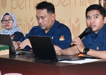 KPU Boalemo menggelar Bimtek pelaksanaan regulasi pelaporan dana kampanye untuk Pilkada Serentak, Selasa (17/9/2024).(Foto KPU)