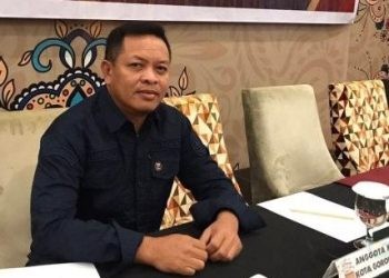 Anggota KPU Kota Gorontalo Junaidi Yusrin