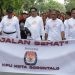 Kegiatan Pentas Seni Demokrasi menuju Pilkada Serentak 2024 yang diprakarsai oleh KPU Kota Gorontalo diawali dengan kegiatan jalan sehat dan berbagai acara menarik lainnya, Sabtu (14/9/2024). (Foto KPU)