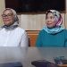 Direktur RSBP Yeni Ahmad dan dr Dian Ikagustina Tambunan memberikan klarifikasi soal insiden bayi tertukar.(Foto Yusuf Gopos)