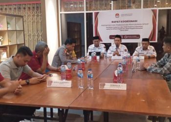 Rapat koordinasi persiapan penyusunan daftar pemilih sementara hasil perbaikan (DPSHP) Pilkada serentak 2024,