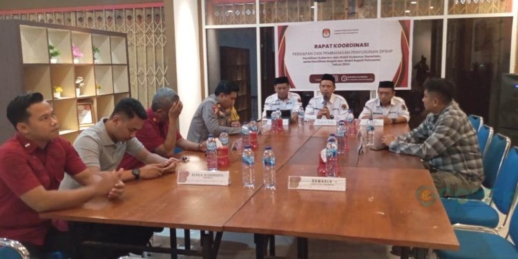 Rapat koordinasi persiapan penyusunan daftar pemilih sementara hasil perbaikan (DPSHP) Pilkada serentak 2024,