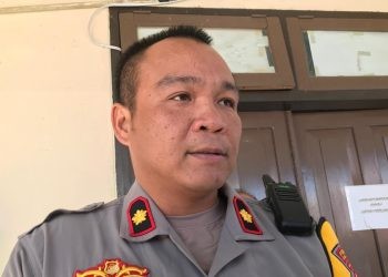 Wakapolres Gorontalo, Kompol Ryan D Hutagalung ketika diwawancarai wartawan, Selasa (24/9/2024). (Foto Abin gopos)