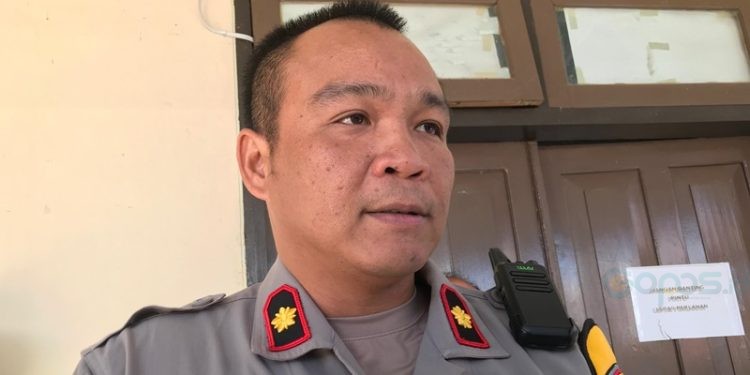 Wakapolres Gorontalo, Kompol Ryan D Hutagalung ketika diwawancarai wartawan, Selasa (24/9/2024). (Foto Abin gopos)