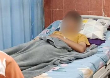 siswa SMK 1 Gorontalo ARD (14) sedang dirawat di RSAS Kota Gorontalo.