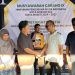 Salah satu kandidat calon ketua HIPMI Kota Gorontalo Zulkifli Hasan ketika mengembalikan formulir pendaftaran di sekretariat panitia.