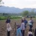 Kegiatan pengambilan gambar untuk pengabdian dalam pembuatan film pendek berbahasa Gorontalo di Desa Tanggilingo, Kecamatan Kabila, Kabupaten Bone Bolango, Sabtu (21/9).
