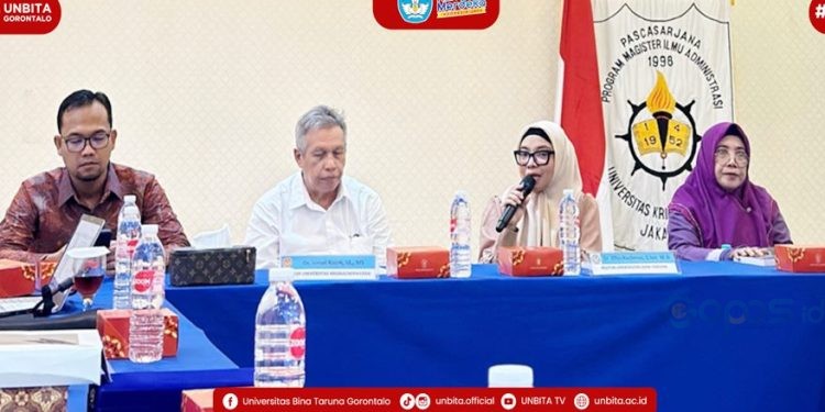 Kunjungan studi kepakaran UNBITA Gorontalo di Program Studi Magister Ilmu Administrasi Pascasarjana Universitas Krisnadwipayana Jakarta (dok. unbita)