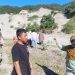Lokasi galian C yang aksesnya diblokade warga setelah pihak perusahaan dinilai melanggar perjanjian.(Foto Putra Gopos)