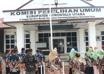 ilustrasi kantor KPU Gorontalo Utara.(Foto KPU)