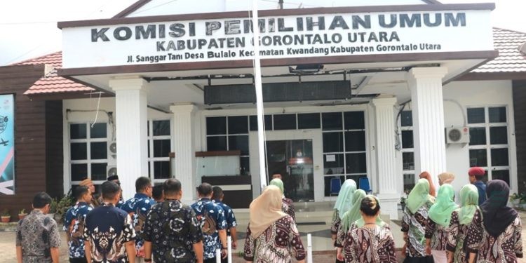 ilustrasi kantor KPU Gorontalo Utara.(Foto KPU)