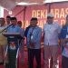 Calon Bupati Pohuwato Saipul Mbuinga saat memberikan keterangan usai pengambilan nomor urut.