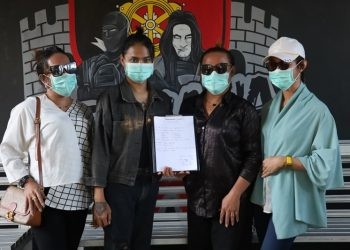 Panitia Trans Queen Gorontalo akhirnya tidak jadi menggelar acara yang menuai kecaman publik Gorontalo dibuktikan dengan surat pernyataan di Polda Gorontalo, Jumat (13/9/2024).(Humas Polda)