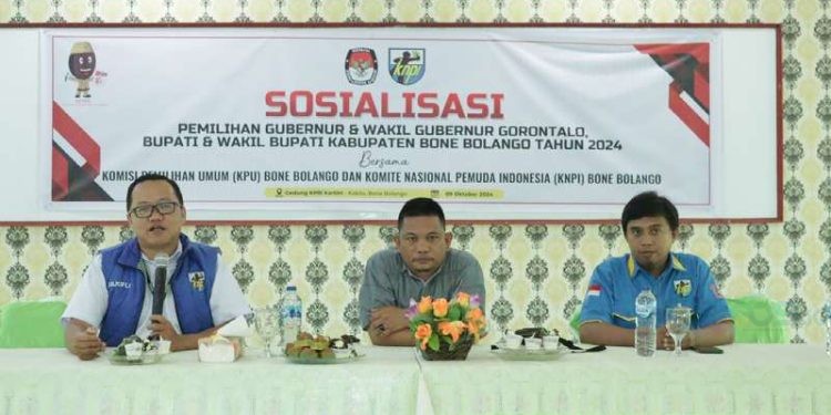 KNPI – KPU Bone Bolango Dorong Anak Muda Kawal Pilkada 2024
