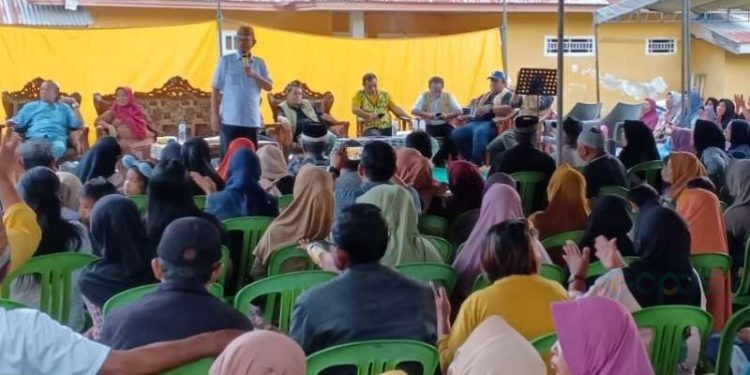 Kampanye paket IRIS, Calon Bupati dan Wakil Bupati Bone Bolango, Sabtu (19/10/2024) Sari/gopos