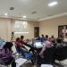 Pemerintah Kabupaten Bone Bolango saat menjalani Wawancara Evaluasi Penilaian SPBE tahun 2024 yang dilaksakan oleh Kementerian Pendayagunaan Aparatur Negara dan Reformasi Birokrasi (KemenPAN-RB) secara virtual di Ruang Restorasi Kantor Bupati Bone Bolango, Jumat (18/10/2024). (Foto Sigit/Diskominfo)