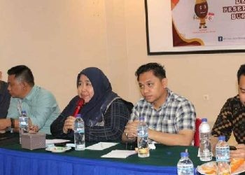 Komisi Pemilihan Umum Kabupaten Bone Bolango Gelar Rapat Persiapan Debat Publik Pasangan Calon Peserta Pemilihan Bupati dan Wakil Bupati Bone Bolango Tahun 2024, Sabtu 12/10/2024.