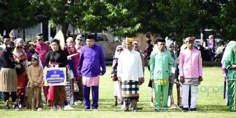 ASN DPRD Bone Bolango Kenakan Pakaian Adat di Hari Sumpah Pemuda