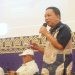 Calon Gubernur Gorontalo nomor urut 3 Hamzah Isa saat diskusi bertajuk "Carut Marut Dunia Pendidikan Gorontalo: Apa Komitmen Pasangan Calon?" yang diselenggarakan Angkatan Muda Muhammadiyah Provinsi Gorontalo, Senin (29/10/2024).