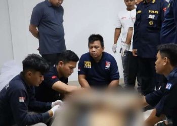 Tim Inafis Polda Gorontalo bergerak cepat melakukan proses identifikasi terhadap korban pesawat SAM Air yang jatuh di Kecamatan Randangan, Kabupaten Pohuwato.