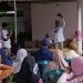 Calon Bupati Gorontalo nomor urut tiga, Roni Sampir saat menyampaikan orasi politik.