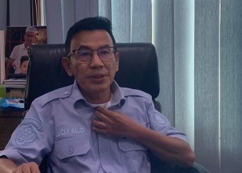 Direktur Perumda Muara Tirta Kota Gorontalo, Lucky Paudi (Foto Rama/Gopos)