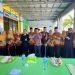 Bupati Gorontalo, Nelson Pomalingo saat meresmikan sekretariat PWRI. Foto Humas
